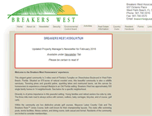 Tablet Screenshot of breakerswesthoa.com